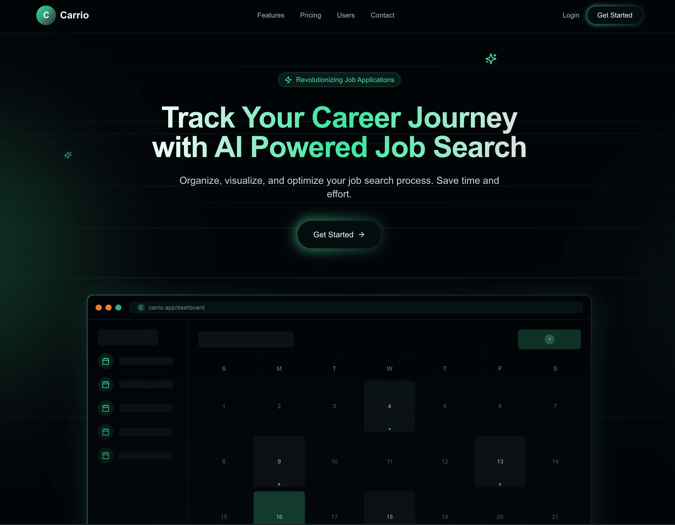 Carrio — Job Tracker